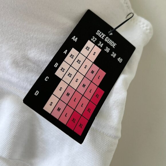 NWT Victoria's Secret Size M Perfect Comfort Bra Lightly Padded White - Picture 5 of 5